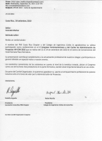 Thank you Letter from PMI Costa Rica Chapter